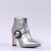 Una Healy Perfect Match Brooch Heel Boot - Silver